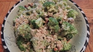 Broccoli Salad A Left Over Make Over Dish [upl. by Haceber667]