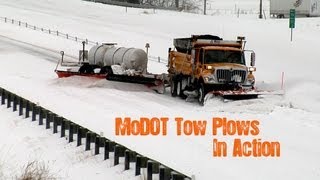 MoDOT Tow Plows In Action [upl. by Ahseyn]