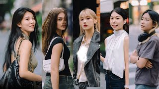 Shanghai street photography of various styles of beautybeautiful photography fashion [upl. by Analla]