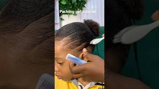 Packing gel wigs haircare hairstyling [upl. by Hasile]