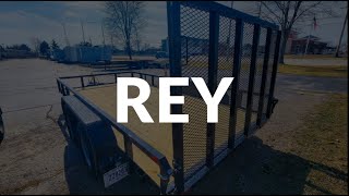 7x14 SureTrac Tube Top Utility Trailer Rey [upl. by Melantha]