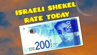 Israeli Shekel Exchange Rate Today 021024  Israel Currency Rate [upl. by Sucirdor785]