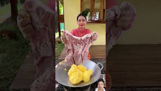 Pork crispy with butter cook recipe shortvideo shortsvideo recipe food cooking [upl. by Vedis382]