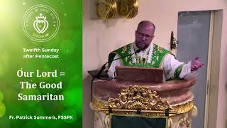 Our Lord  the Good Samaritan  Sermon by Fr Summers 11 Aug 2024 [upl. by Paske]