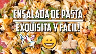 Ensalada de Pasta de Tornillo  Para Sus Fiestas [upl. by Enelime]