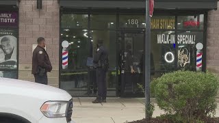 Man arrested after fatal shooting at southwest Atlanta barbershop [upl. by Wiskind302]