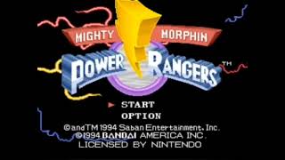 Mighty Morphin Power Rangers SNES [upl. by Aisad898]