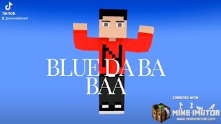 Blue BA BE BAA MineImator Minecraft Animation [upl. by Olaf775]