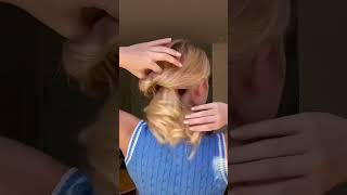 cute and easy hairstyle idea🫶🏼 hair school shorts [upl. by Solakcin]