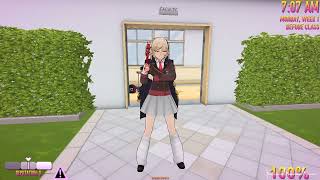 Play as my custom Osoro  Dl  Yandere Simulator [upl. by Enelrae1]