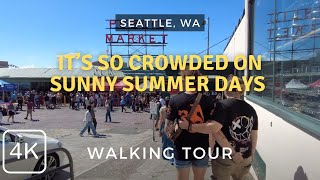 Summer Days at the Pike Place Market in Seattle WA  Walking Tour 2024 [upl. by Lea409]