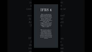 IFRS 4  Meaning of International Financial Reporting Standards 4 Part 4 👍 IFRS ugcnetpaper2 [upl. by Lebasiairam762]