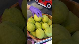 Do you like fresh guava  Fruit Cutting Skills [upl. by Arhna]