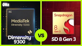 Mediatek Dimensity 9300 vs Snapdragon 8 Gen 3  Performance Comparison [upl. by Llenoj]