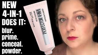 Maybelline Instant Age Rewind Perfector 4In1 Whipped Matte Foundation  First Impression amp Review [upl. by Okihcim]