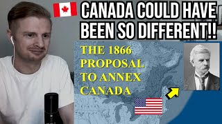 Reaction To The Crazy American 1866 Proposal to Annex Canada [upl. by Tuesday]