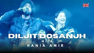 Diljit Dosanjh with Hania Amir in london🇬🇧 Vlog in Concert🤩 [upl. by Norek]