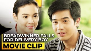 Breadwinner falls for the delivery boy  Rico Yan Movies FLAMES The Movie  MovieClip [upl. by Ayanahs532]