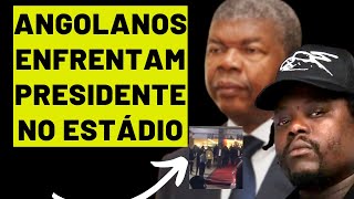 Angolanos enfrentam presidente após jogo Angola Vs Gana  Caso Naice Zulo Análise [upl. by Wsan]