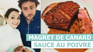 Le Magret de Canard sauce au poivre  Noëmie Honiat [upl. by Yrrem373]