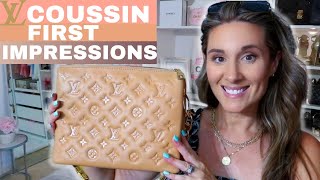 LV COUSSIN PM FIRST IMPRESSIONS  WHAT FITS PROS CONS MOD SHOTS [upl. by Randie]