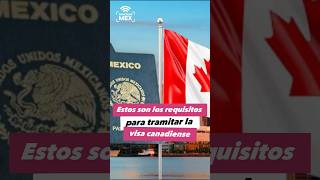 Estos son los requisitos para tramitar la visa canadiense viral noticias apartadomex [upl. by Amehsyt]