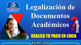 Como realizar PAGO EN LINEA de Legalización de Documentos Académicos  MESCyT  RD [upl. by Elliott]