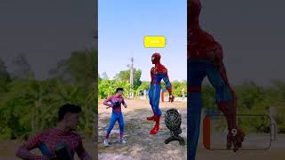 SpiderMan Punch  Spiderman transforms into Super SpiderMan and fights Venom short spiderman [upl. by Zeuqram653]