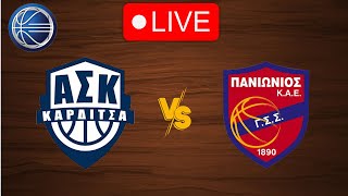 🔴 Live AS Karditsas vs Panionios  Live Play By Play Scoreboard [upl. by Miarfe]