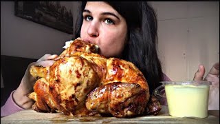 ASMR  ROTISSERIE CHICKEN  MUKBANG [upl. by Htebilil]