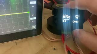 Uxcell 1000 watt 8 ohm resistor testing on SoundQubed U1 8000 and BassHead Garage Watt Meter [upl. by Kittie]