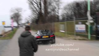 Jaguar F Type R drift and sound with Robert Doornbos [upl. by Mindi]