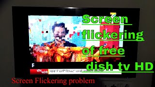 Free Dish tv screen FLICKERING problem solved Melbon [upl. by Htebzile]