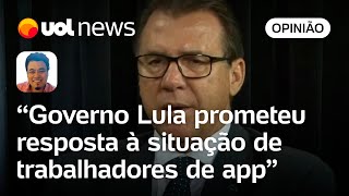 Uber sabe que concorrentes vão ocupar espaço se sair do Brasil ministro tem razão diz Sakamoto [upl. by Jemmy]