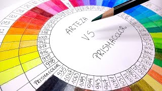 ARTEZA vs PRISMACOLOR  Colors Matching [upl. by Pier]