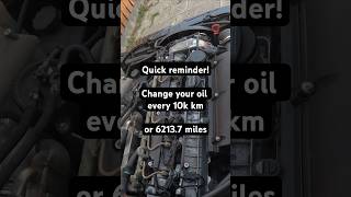 A quick reminder to change your oil in time diesel turbodiesel commonrail repair mechanic [upl. by Atilahs543]