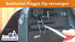 Contactslot buddy Piaggio Zip vervangen  Montagevideo  De Scooter Shop [upl. by Prosser]