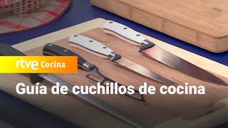 Guía de cuchillos de cocina tipos y usos  Como Sapiens  RTVE Cocina [upl. by Eilloh]