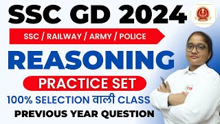 SSC GD Constable 2024  ssc gd Reasoning Previous Year Question Paper Ysp Live Class practice set 4 [upl. by Ardnuek]