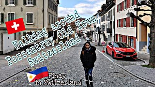 WALKING AROUND PORRENTRUY OLD TOWN IN SWITZERLAND I FOUND A PACK OF WEED 😱 Megishi Vlogs [upl. by Stace]