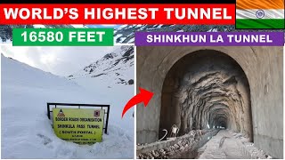 Shinkhun La Tunnel Worlds highest tunnel in India  Shinkun La Tunnel update  Papa Construction [upl. by Elah943]