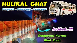 Narrow Road🔥HULIKAL GHAT Cabin Ride bussid travel vlog bus bussimulatorindonesia travel goa [upl. by Ariem]