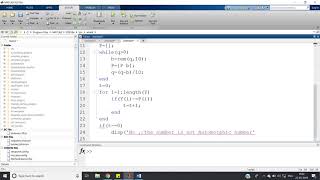 Automorphic number in MATLAB Algorithm amp code [upl. by Moule]