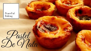 Pastel De Nata Creamy Portuguese Custard Tart [upl. by Irik]