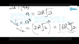 Calculate the Volume of an FCC unit in terms of the atomic radius R and find its APF [upl. by Ribaj249]