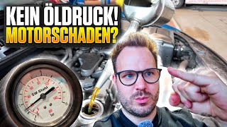 7 Jahre ohne Ölwechsel im Turbo Motor🤯😱 Autobahnfahrt plötzlich keinen Öldruck mehr Motorschaden [upl. by Nirag]