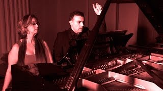 Carles amp Sofia piano duo Malagueña Ernesto Lecuona [upl. by Naugal391]