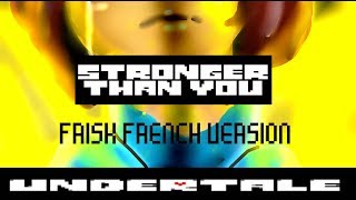 UNDERTALE STRONGER THAN YOU  Frisk version  French Original Lyrics [upl. by Lewellen]