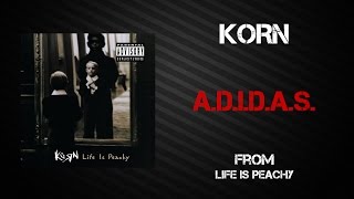 Korn  ADIDAS Lyrics Video [upl. by Novart]