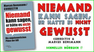 Niemand kann sagen er hätte es nicht gewusst  Correctiv amp Marcus Bensmann Hörbuch auf Deutsch [upl. by Zetrom]